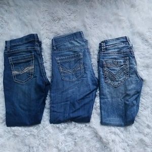 Buckle Jeans, Dark Med. & Light